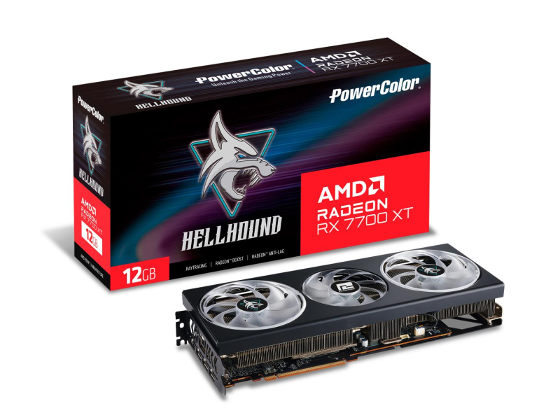 PowerColor Radeon RX 7700 XT Hellhound 12GB GDDR6